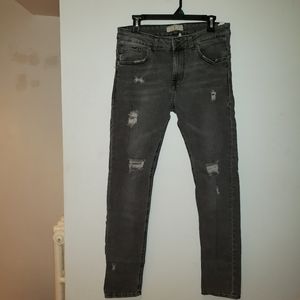 Zara man distressed jeans